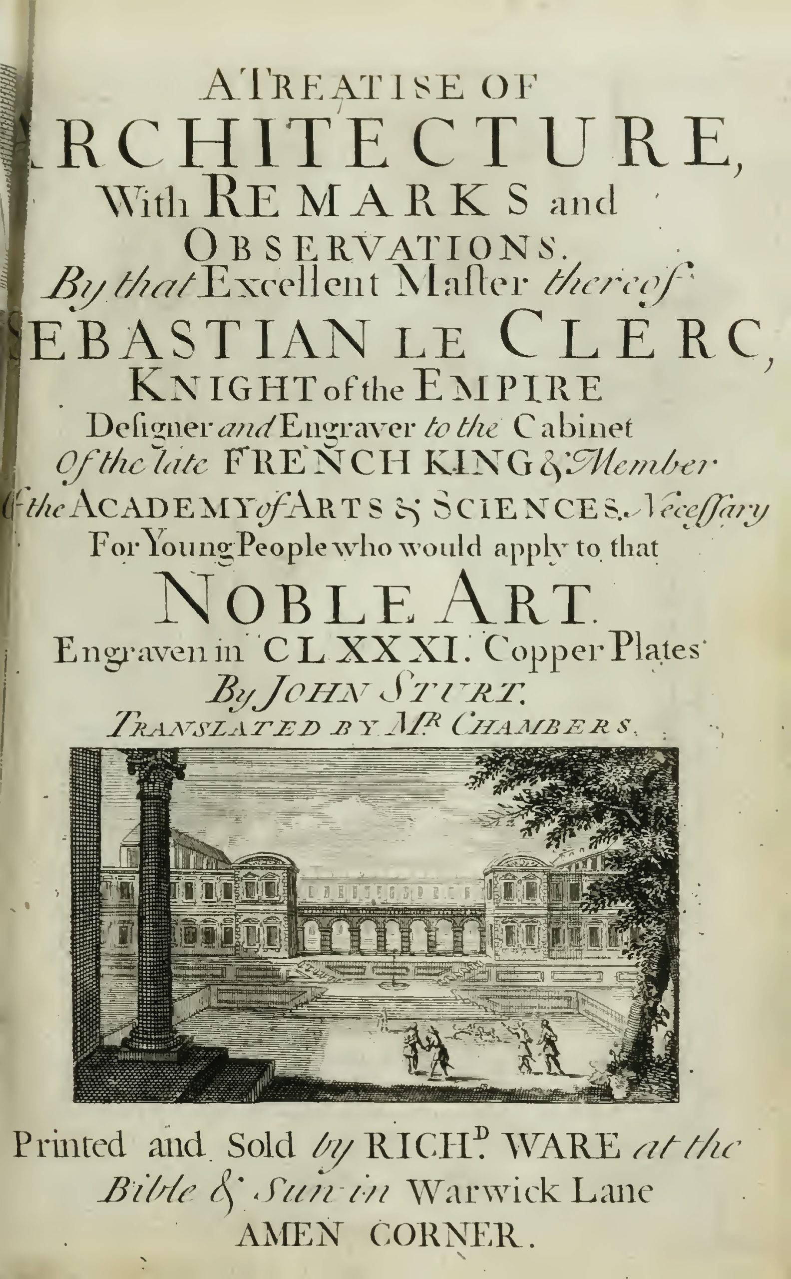 A Treatise of Architecture - 1732 - S. Le Clerc_Page_165